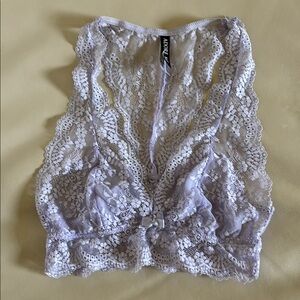Lovely Lavender Lace Bralette XS